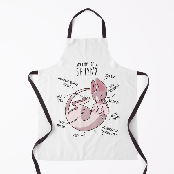 Item preview, Sphynx Cat Anatomy Funny Pet Owner Gift designed and sold by OlyvieArt.