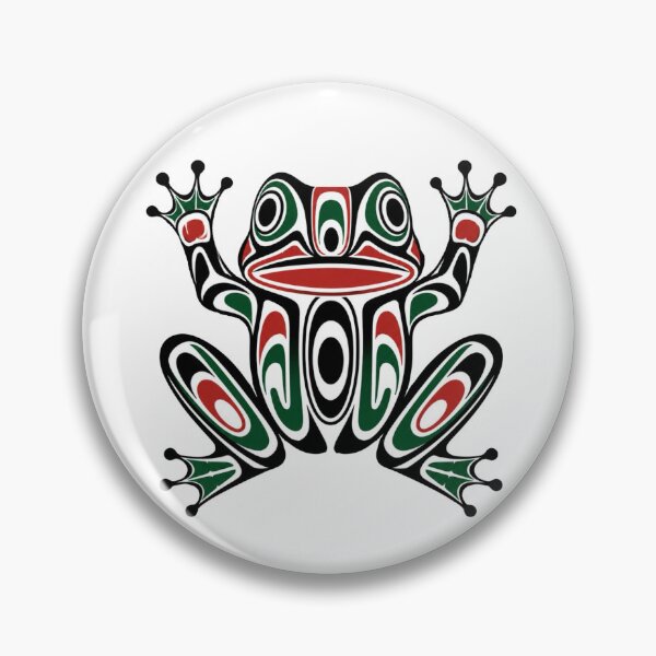 Item preview, Northwest Coast Formline Frog Art designed and sold by Myra365Art.
