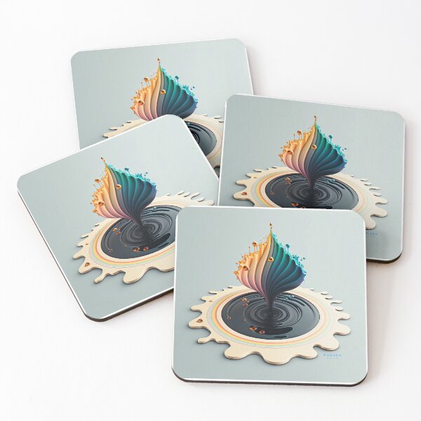 Item preview, Black Spiral Pool with Cream Rim designed and sold by RAGANADesign.