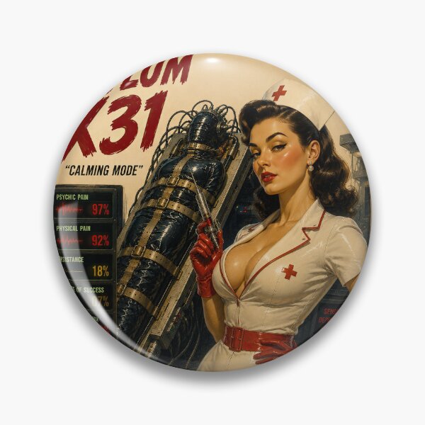 Item preview, Asylum X31 Vintage Sci-Fi Nurse Movie Poster designed and sold by obstinator.