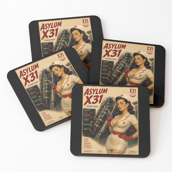 Item preview, Asylum X31 Vintage Sci-Fi Nurse Movie Poster designed and sold by obstinator.