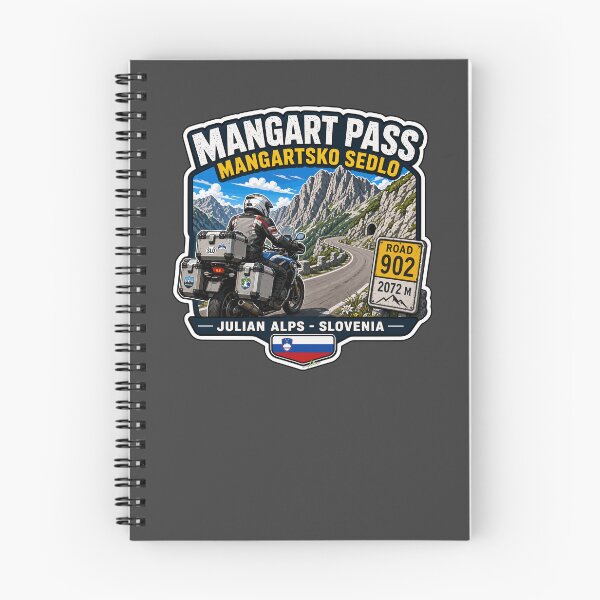 Item preview, Mangart Pass Julian Alps Slovenia Motorcycle Sticker TShirt 04 designed and sold by OuterShellUK.