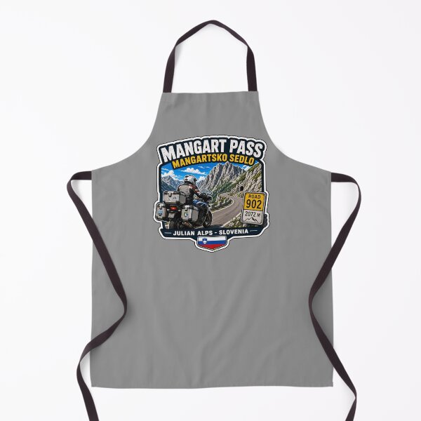 Item preview, Mangart Pass Julian Alps Slovenia Motorcycle Sticker TShirt 04 designed and sold by OuterShellUK.