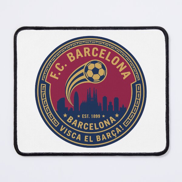 Item preview, Vintage Barcelona Soccer Skyline Team Crest designed and sold by Imaginationbeyond.
