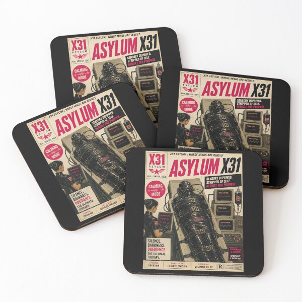 Item preview, Asylum X31 Calming Mode Retro Sci-Fi Poster designed and sold by obstinator.