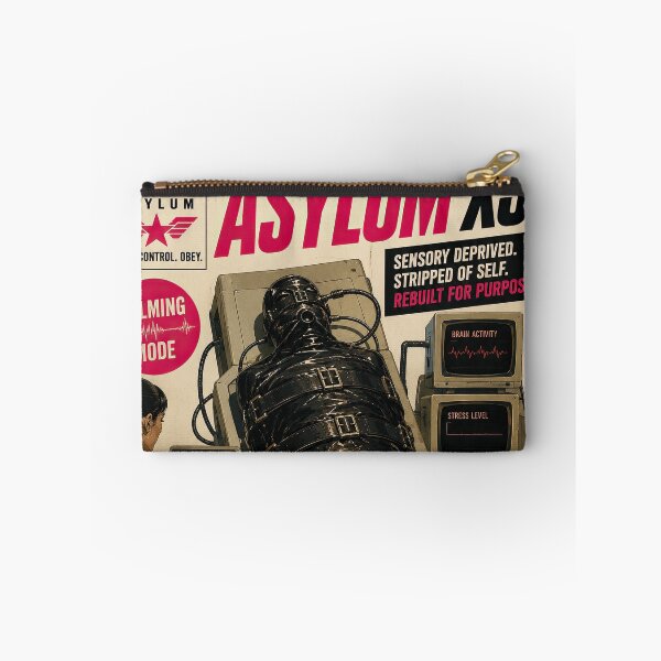 Item preview, Asylum X31 Calming Mode Retro Sci-Fi Poster designed and sold by obstinator.