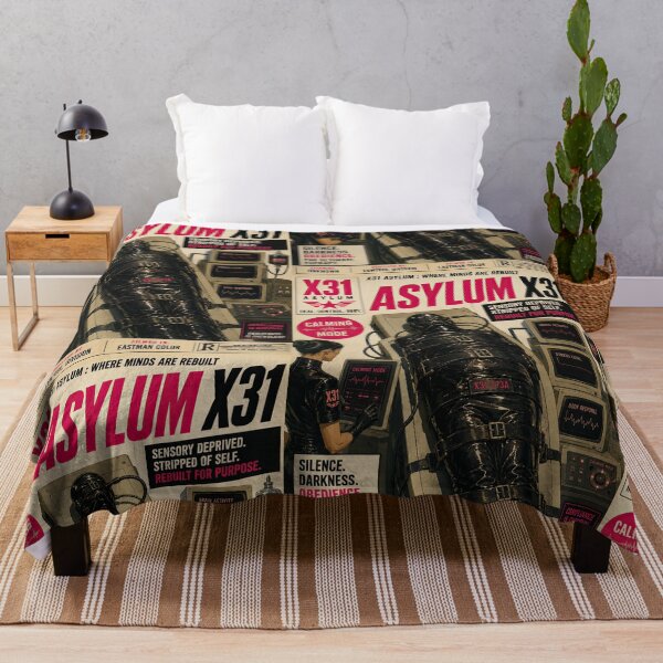 Item preview, Asylum X31 Calming Mode Retro Sci-Fi Poster designed and sold by obstinator.