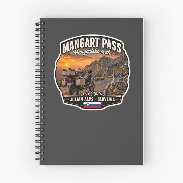 Item preview, Mangart Pass Julian Alps Slovenia Motorcycle Sticker TShirt 05 designed and sold by OuterShellUK.