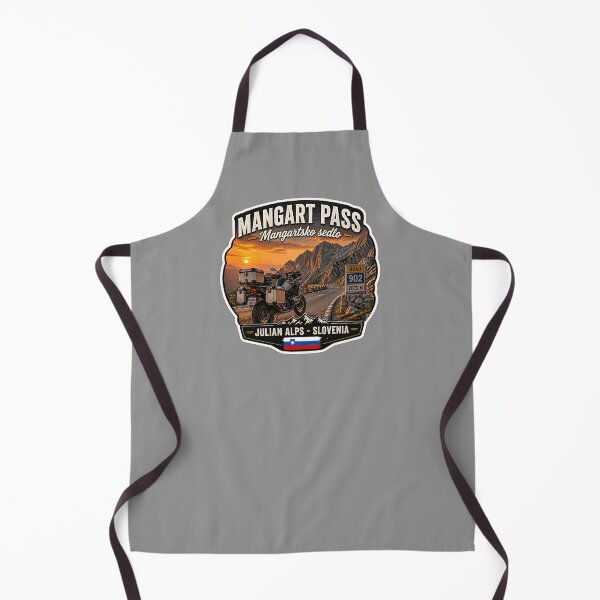 Item preview, Mangart Pass Julian Alps Slovenia Motorcycle Sticker TShirt 05 designed and sold by OuterShellUK.