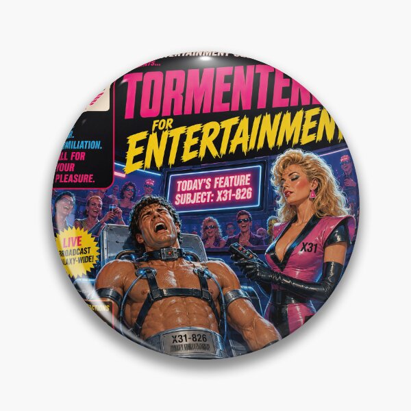 Item preview, Tormented For Entertainment Vintage 80s Sci-Fi Poster designed and sold by obstinator.