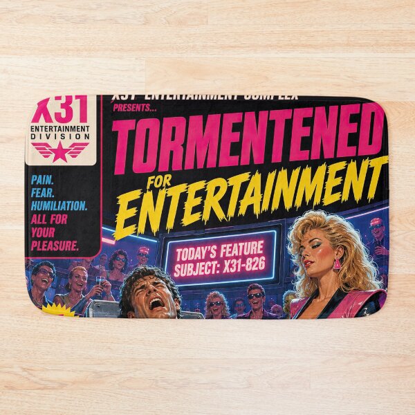 Item preview, Tormented For Entertainment Vintage 80s Sci-Fi Poster designed and sold by obstinator.