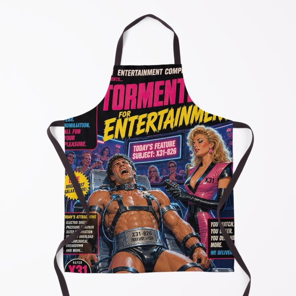 Item preview, Tormented For Entertainment Vintage 80s Sci-Fi Poster designed and sold by obstinator.