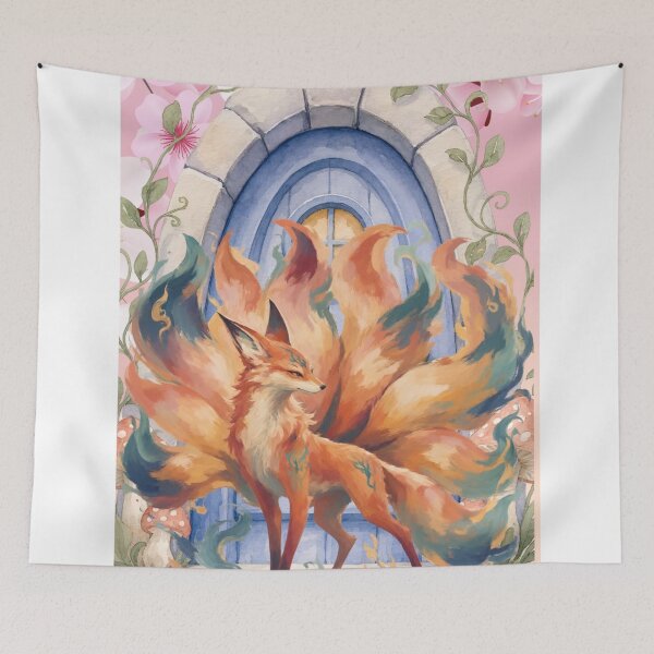 Artikelvorschau, Mystischer Flammen-Kitsune entworfen und verkauft von Suzaku Studio.