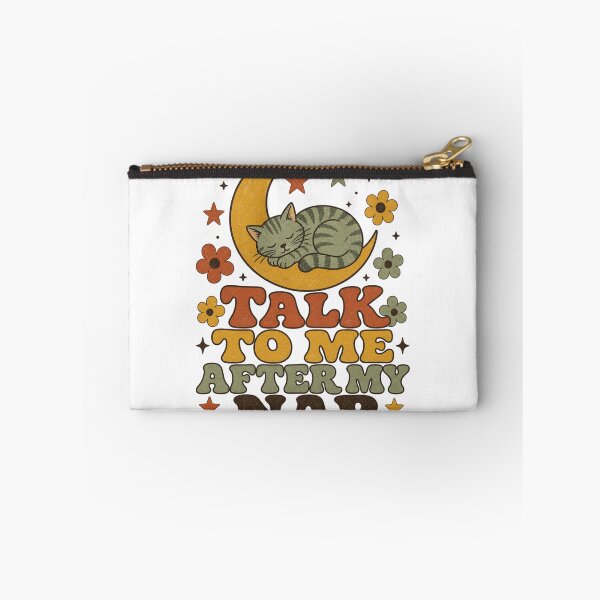 Item preview, Talk To Me After My Nap Retro Cat Saying designed and sold by BoosterShop.