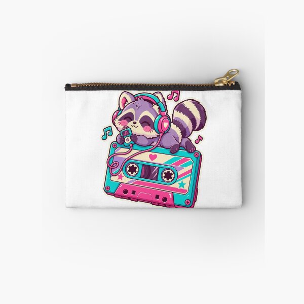 Item preview, Raccoon Cassette Grooves designed and sold by StickyJoyStudio.