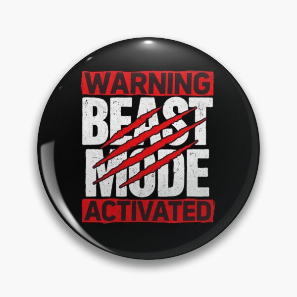 Item preview, WARNING BEAST MODE ACTIVATED designed and sold by 123ks.