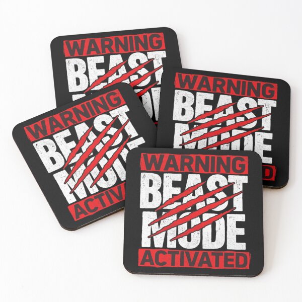 Item preview, WARNING BEAST MODE ACTIVATED designed and sold by 123ks.