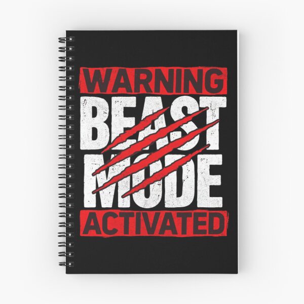 Item preview, WARNING BEAST MODE ACTIVATED designed and sold by 123ks.