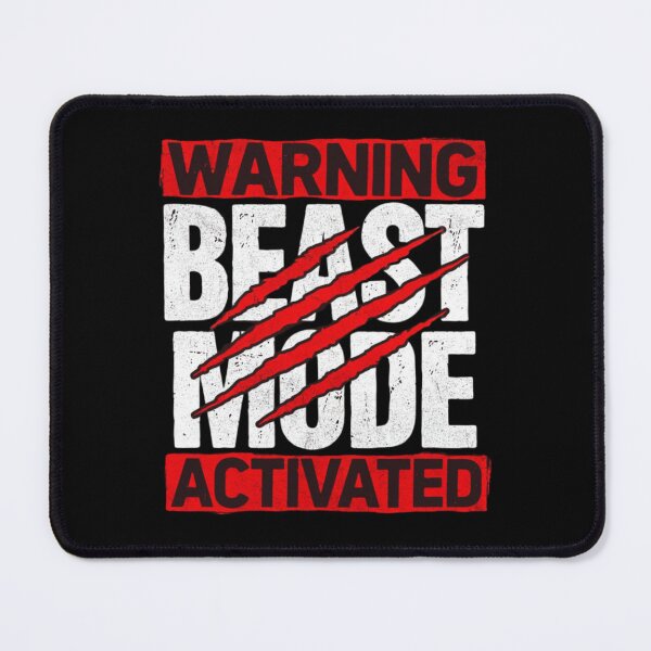 Item preview, WARNING BEAST MODE ACTIVATED designed and sold by 123ks.