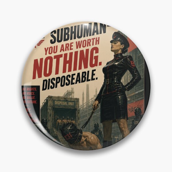 Item preview, X31 Control Division Subhuman Vintage Sci-Fi Poster designed and sold by obstinator.