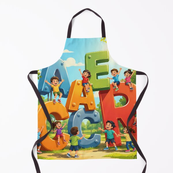 Item preview, Alphabet Kids Playing Learning Fun Graphic Design designed and sold by Adom-Fashon.