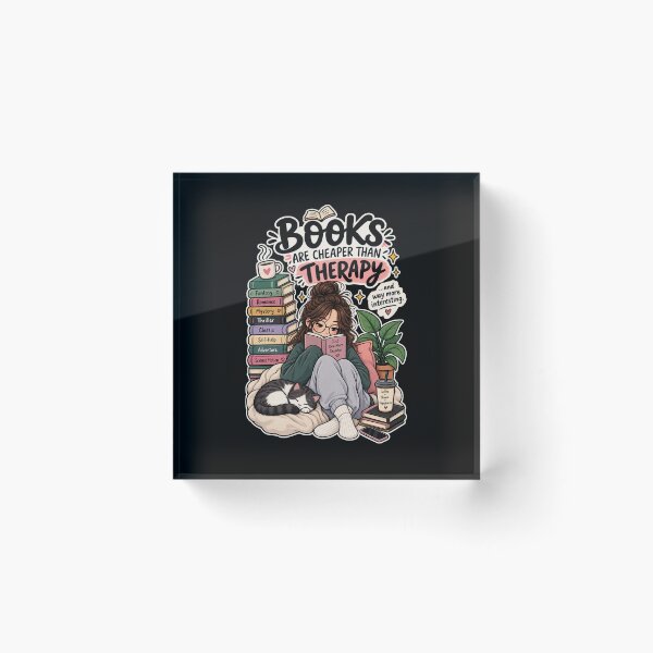 Item preview, Books Are Therapy designed and sold by DESPOT07.