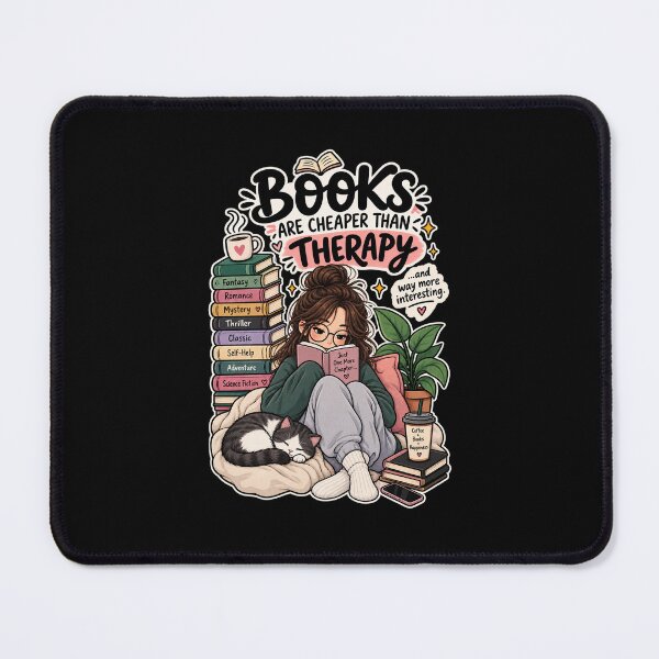 Item preview, Books Are Therapy designed and sold by DESPOT07.