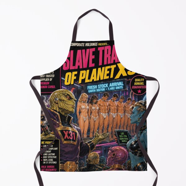 Item preview, Slave Traders Of Planet X31 Retro Alien Sci-Fi Poster designed and sold by obstinator.