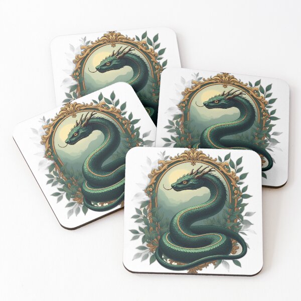 Item preview, Emerald Serpent Gothic Botanical designed and sold by profustock.