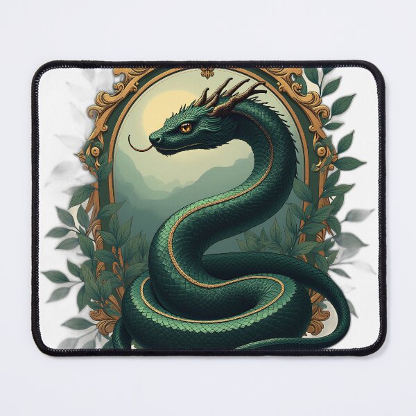 Item preview, Emerald Serpent Gothic Botanical designed and sold by profustock.