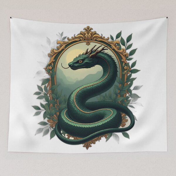 Item preview, Emerald Serpent Gothic Botanical designed and sold by profustock.