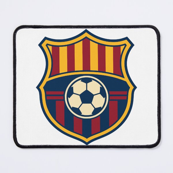 Item preview, Vintage Barcelona Soccer Shield designed and sold by Imaginationbeyond.