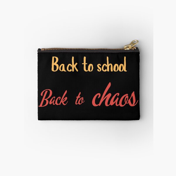 Item preview, Back to School Back to Chaos Funny Back to School Quote designed and sold by T-version.