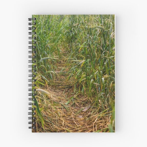 Item preview, Narrow Path Through Tall Green Wheat Field Trail In Peaceful Rural Countryside designed and sold by Nmallia.