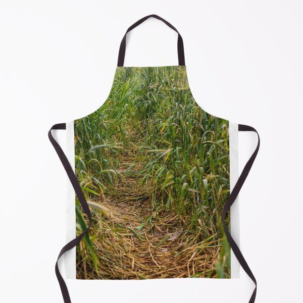 Item preview, Narrow Path Through Tall Green Wheat Field Trail In Peaceful Rural Countryside designed and sold by Nmallia.