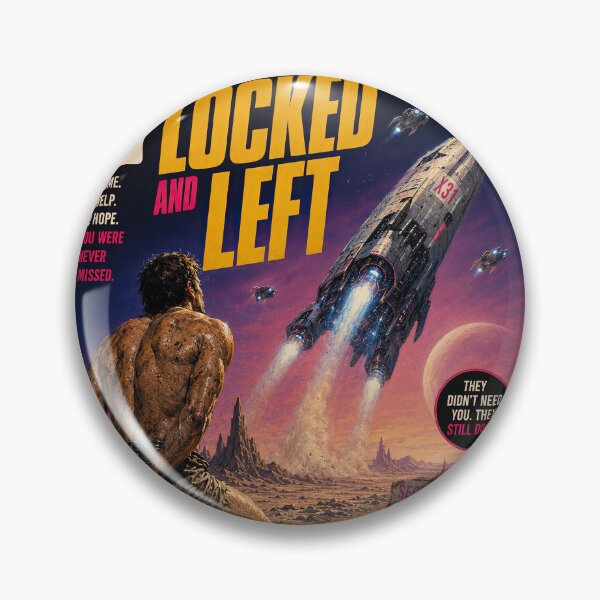 Item preview, Locked And Left Vintage Sci-Fi Pulp Movie Poster designed and sold by obstinator.