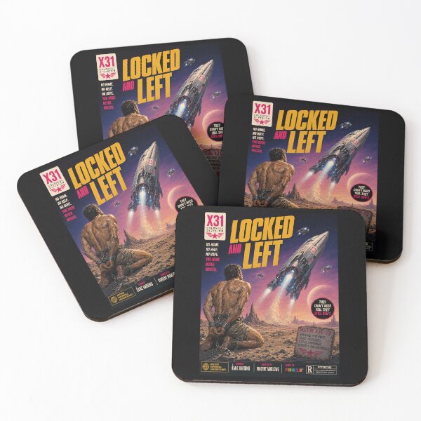 Item preview, Locked And Left Vintage Sci-Fi Pulp Movie Poster designed and sold by obstinator.