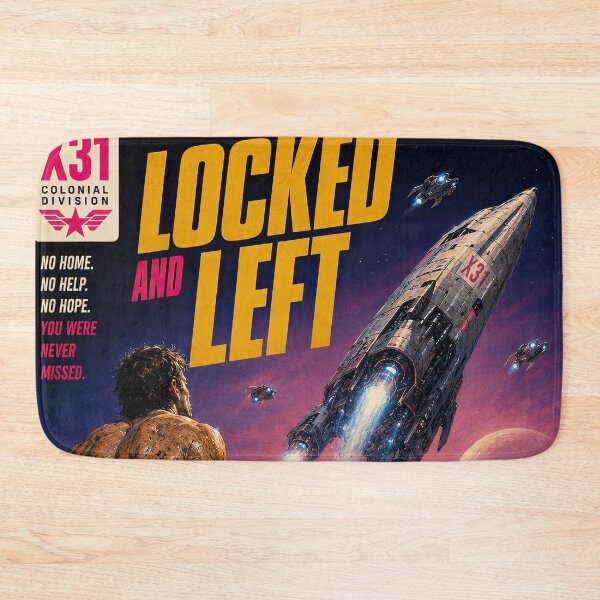 Item preview, Locked And Left Vintage Sci-Fi Pulp Movie Poster designed and sold by obstinator.