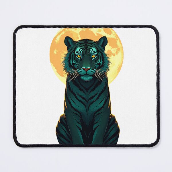 Item preview, Black Tiger Under the Golden Moon designed and sold by profustock.