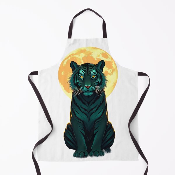 Item preview, Black Tiger Under the Golden Moon designed and sold by profustock.
