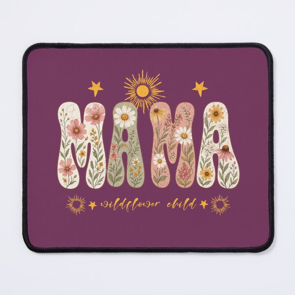 Item preview, Mama Wildflower Child Boho Floral Design designed and sold by AppearoStudio.