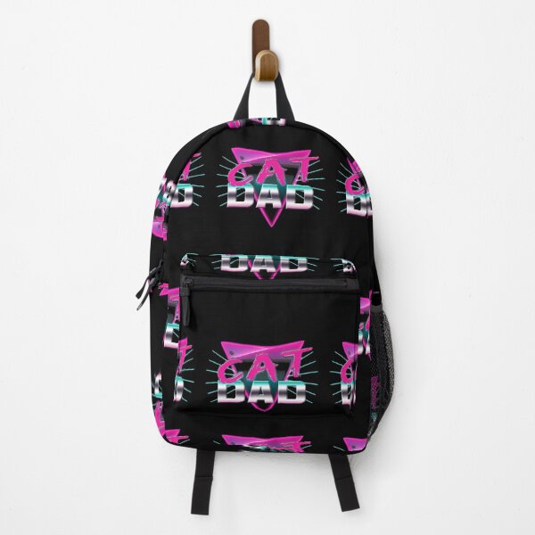 Item preview, Retro Neon Cat Dad Synthwave Design designed and sold by OlyvieArt.