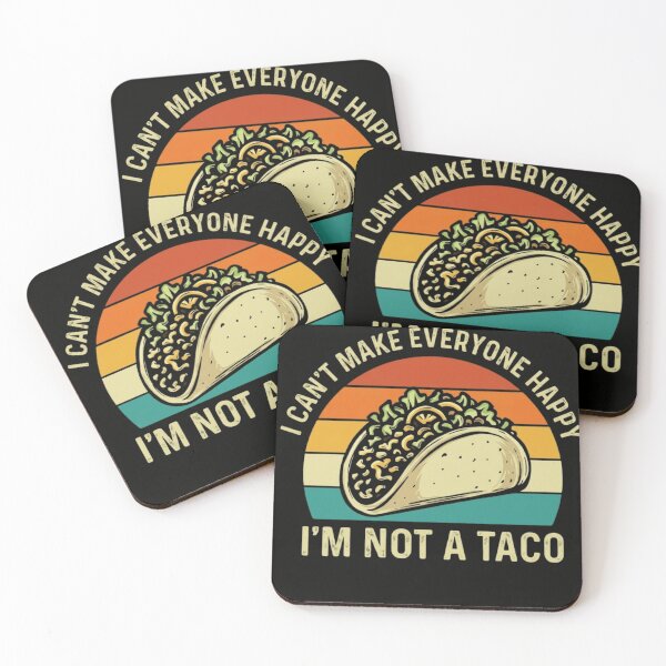 Item preview, I Can't Make Everyone Happy I'm Not A Taco Funny Retro Sunset designed and sold by haitrieuic96.