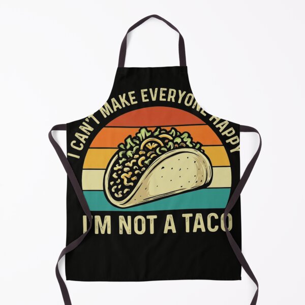 Item preview, I Can't Make Everyone Happy I'm Not A Taco Funny Retro Sunset designed and sold by haitrieuic96.