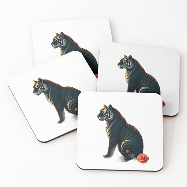 Item preview, Black Tiger and Red Rose designed and sold by profustock.