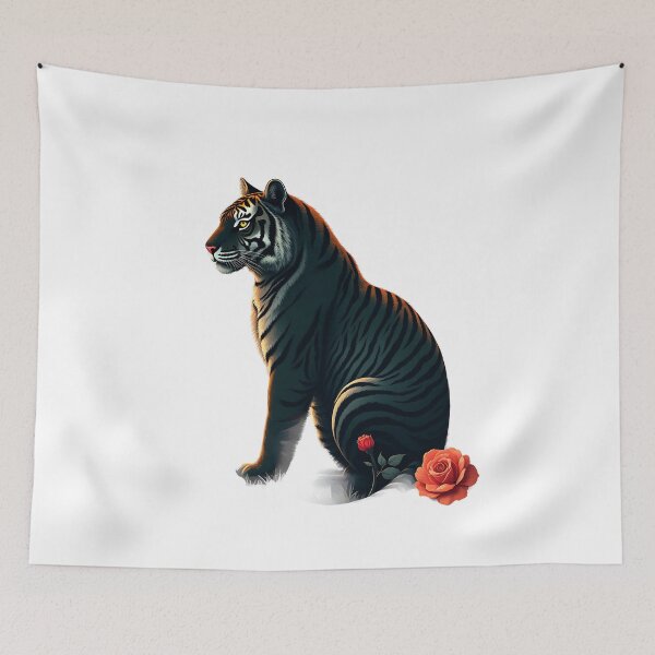 Item preview, Black Tiger and Red Rose designed and sold by profustock.
