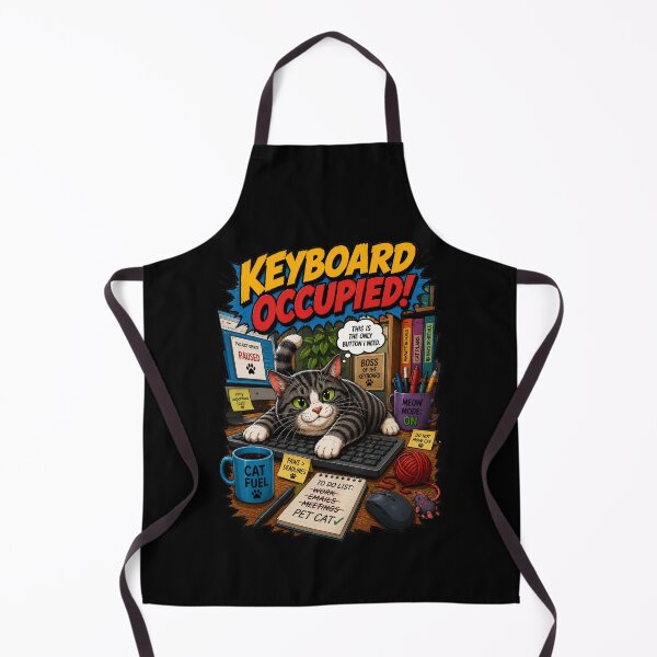 Item preview, Keyboard Occupied – Funny Comics Design designed and sold by Mac Sketches.