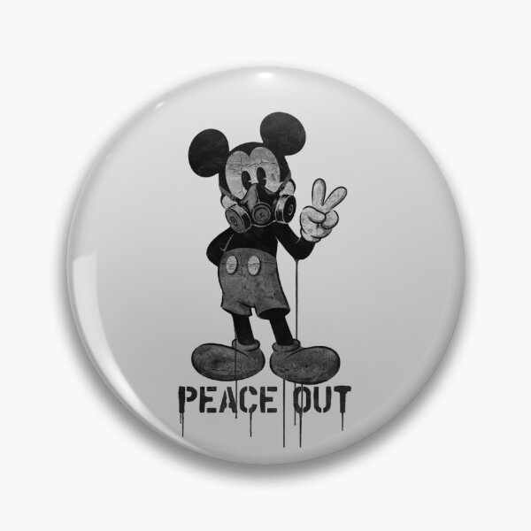 Item preview, Banksy Mickey - Peace out designed and sold by 123ks.