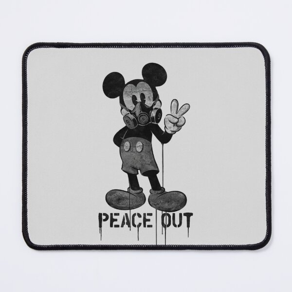 Item preview, Banksy Mickey - Peace out designed and sold by 123ks.