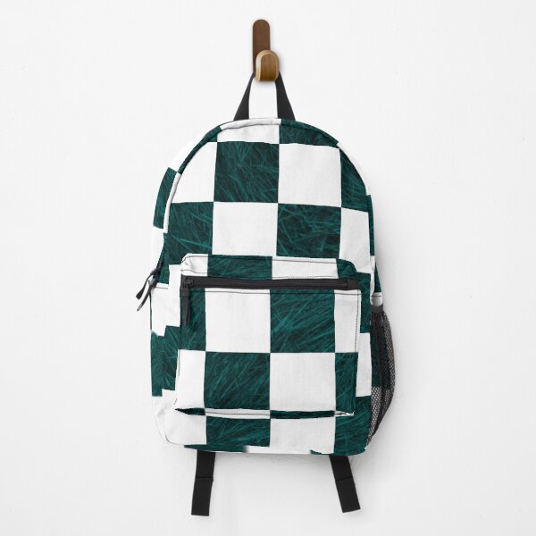 Item preview, Deep Aqua, Teal Green Hay Textured Checkered Pattern designed and sold by WD-Artist.